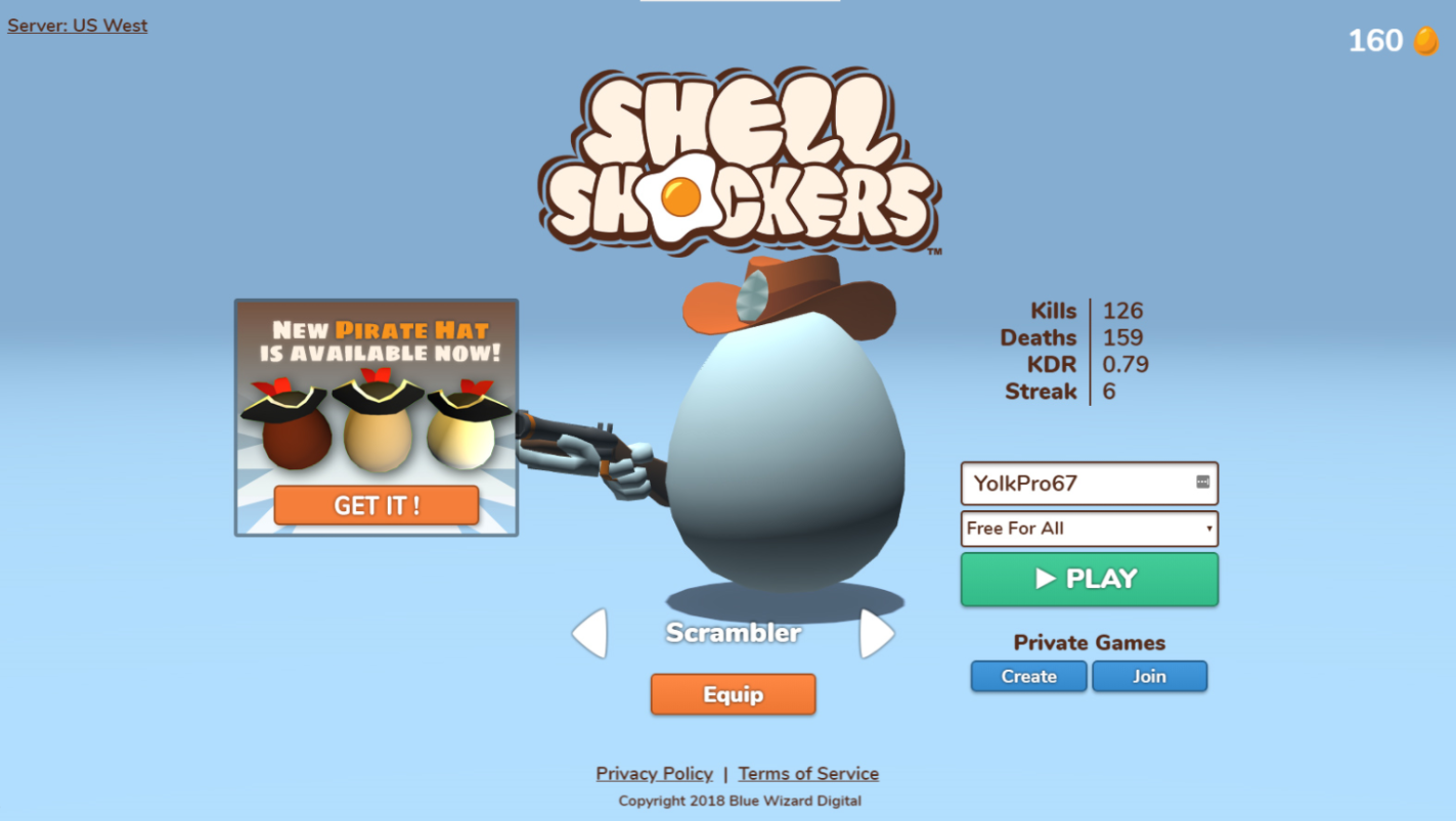 Shell Shockers: King of the Coop Eggsclusive! » Blue Wizard Digital