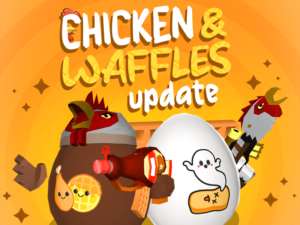 Chicken waffles update shell shockers egg