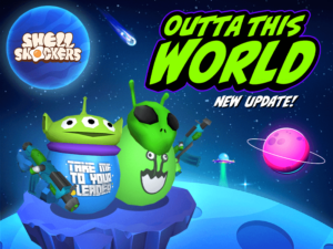 Shell Shockers Space Galeggsy Alien Outta This World